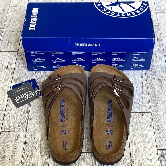 NIB✨Birkenstock Women’s Three-Strap Comfort Soft Footbed Slide Sandal- Florida - Picture 12 of 16